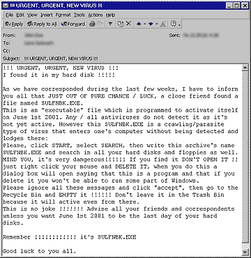 Virus hoax