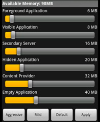 Memory Manager: Available Memory Memory Manager: Available Memory