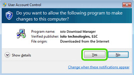 Finish download